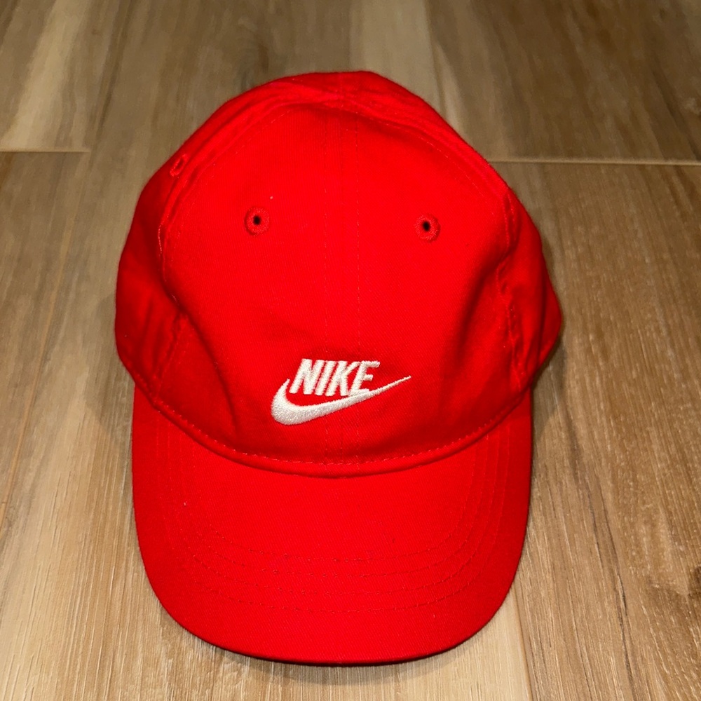 Nike Bright Red Cap with White Logo